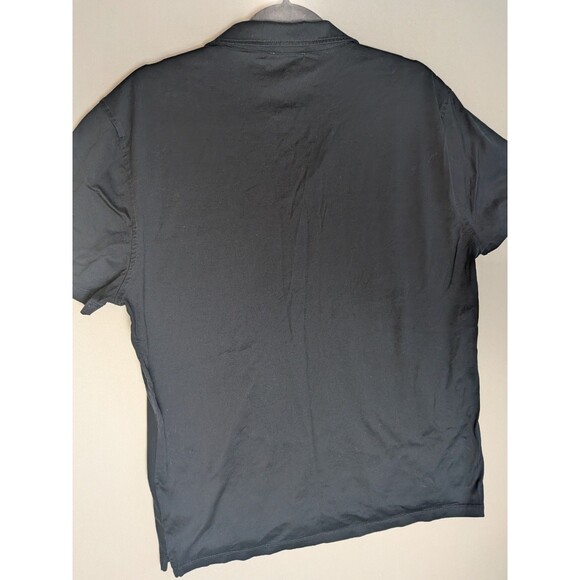 Reiss Polo Shirt Size XL Black Made of Egyptian Cotton Stefan - Picture 8 of 15